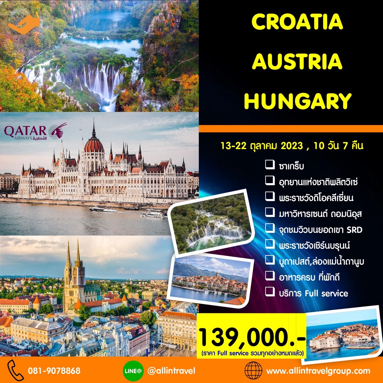 Hungary – Croatia – Austria 